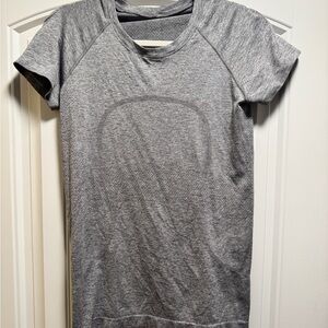 Gray Short Sleeve swiftly shirt